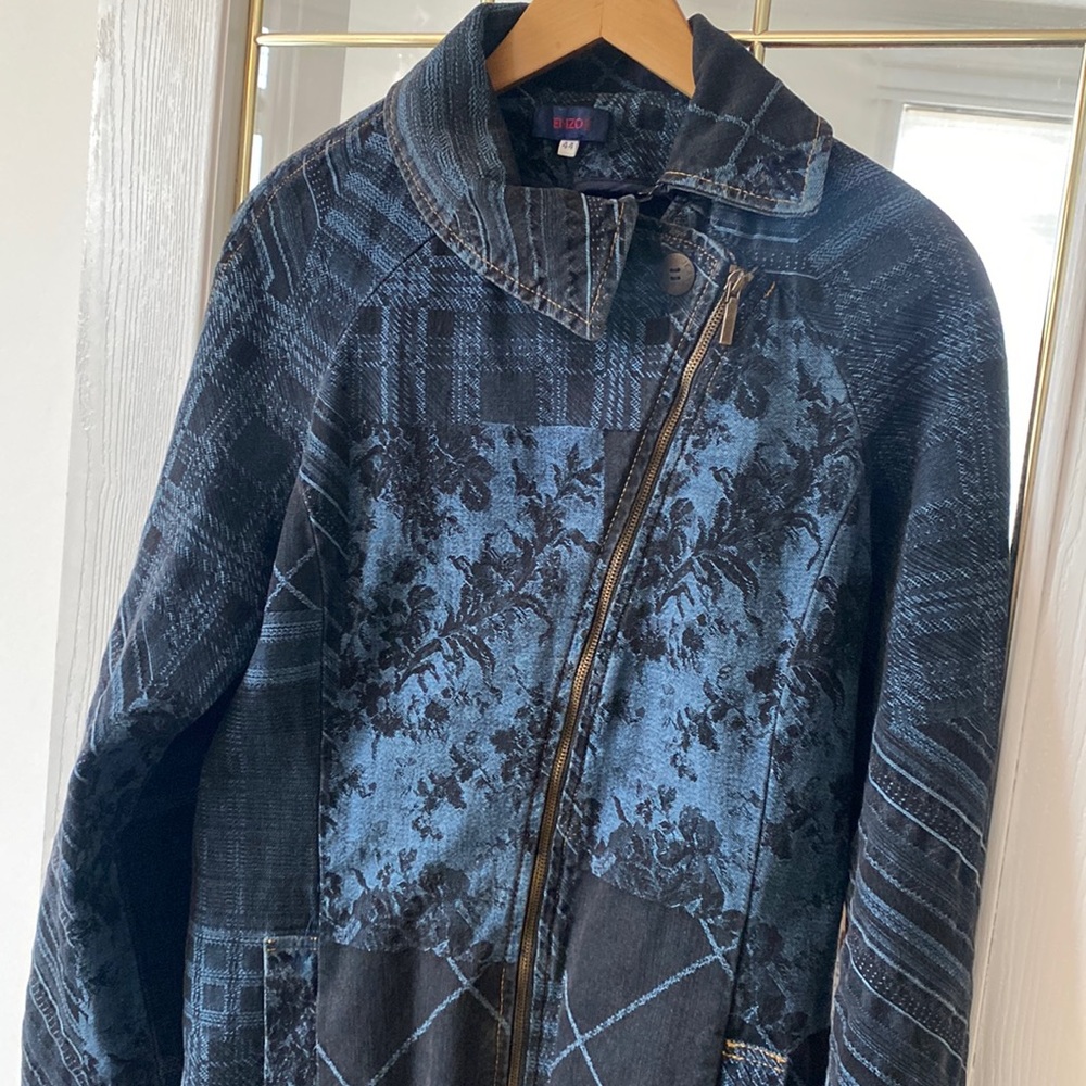 KENZO paris, vintage long denim coat. Size 44